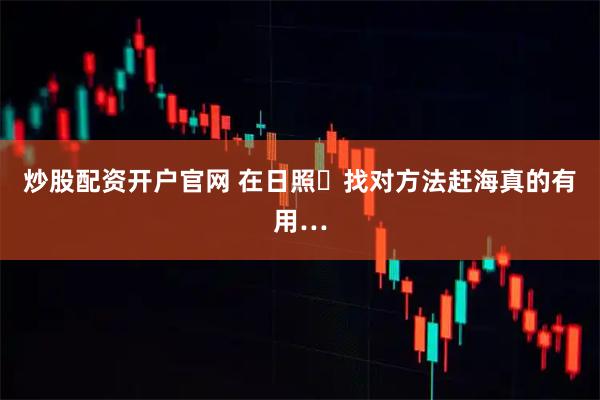 炒股配资开户官网 在日照️找对方法赶海真的有用…